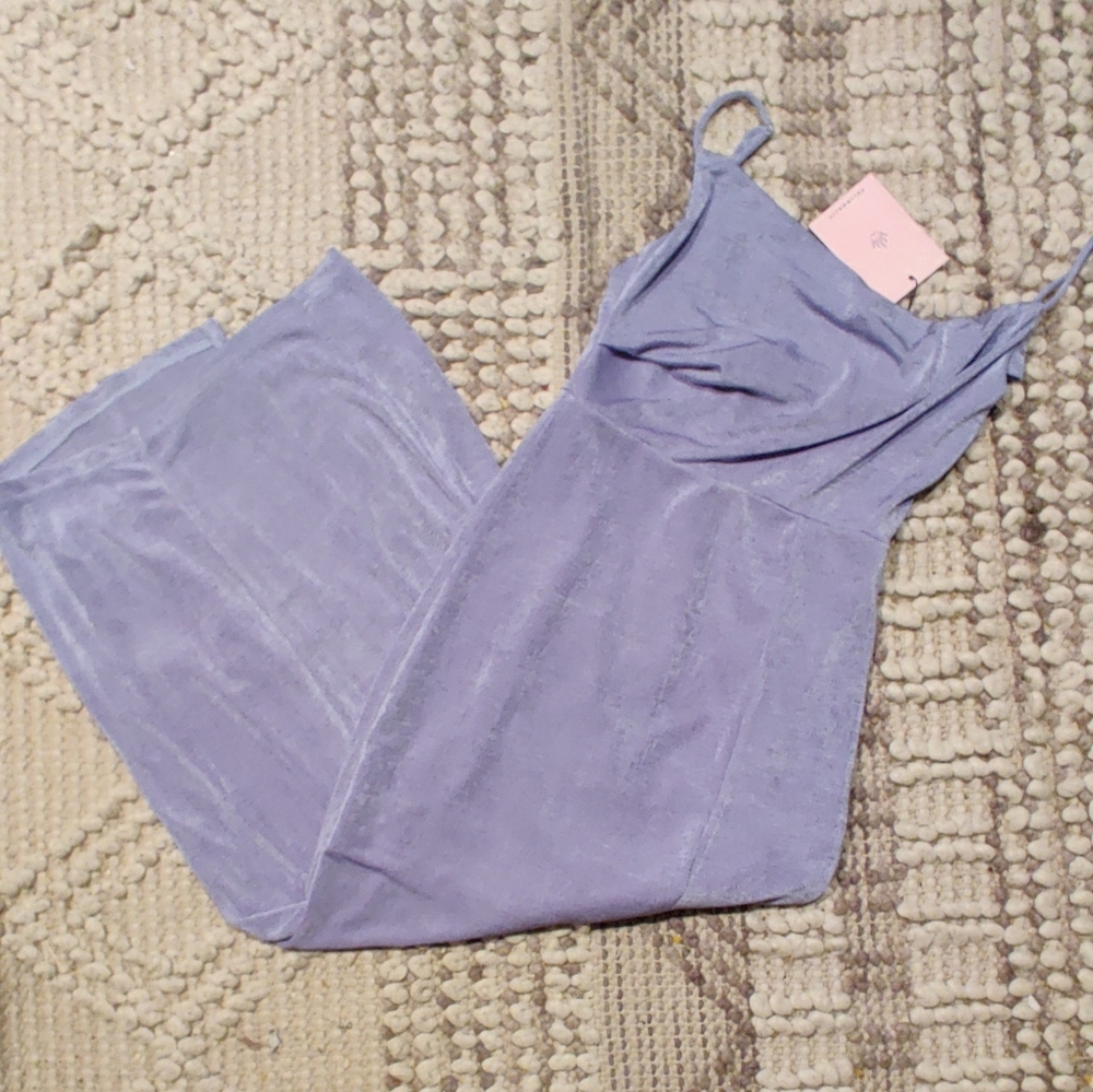 Hello Molly Whats Happening Midi Dress Sky Blue Size Small (4) - Picture 5 of 8